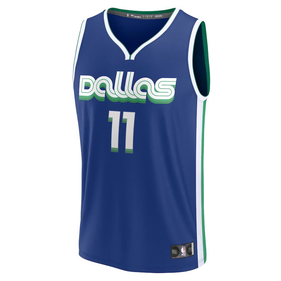 Men Dallas Mavericks #11 Tim Hardaway Jr. Fanatics Branded Blue 2022-23 Fastbreak NBA Jersey->->NBA Jersey